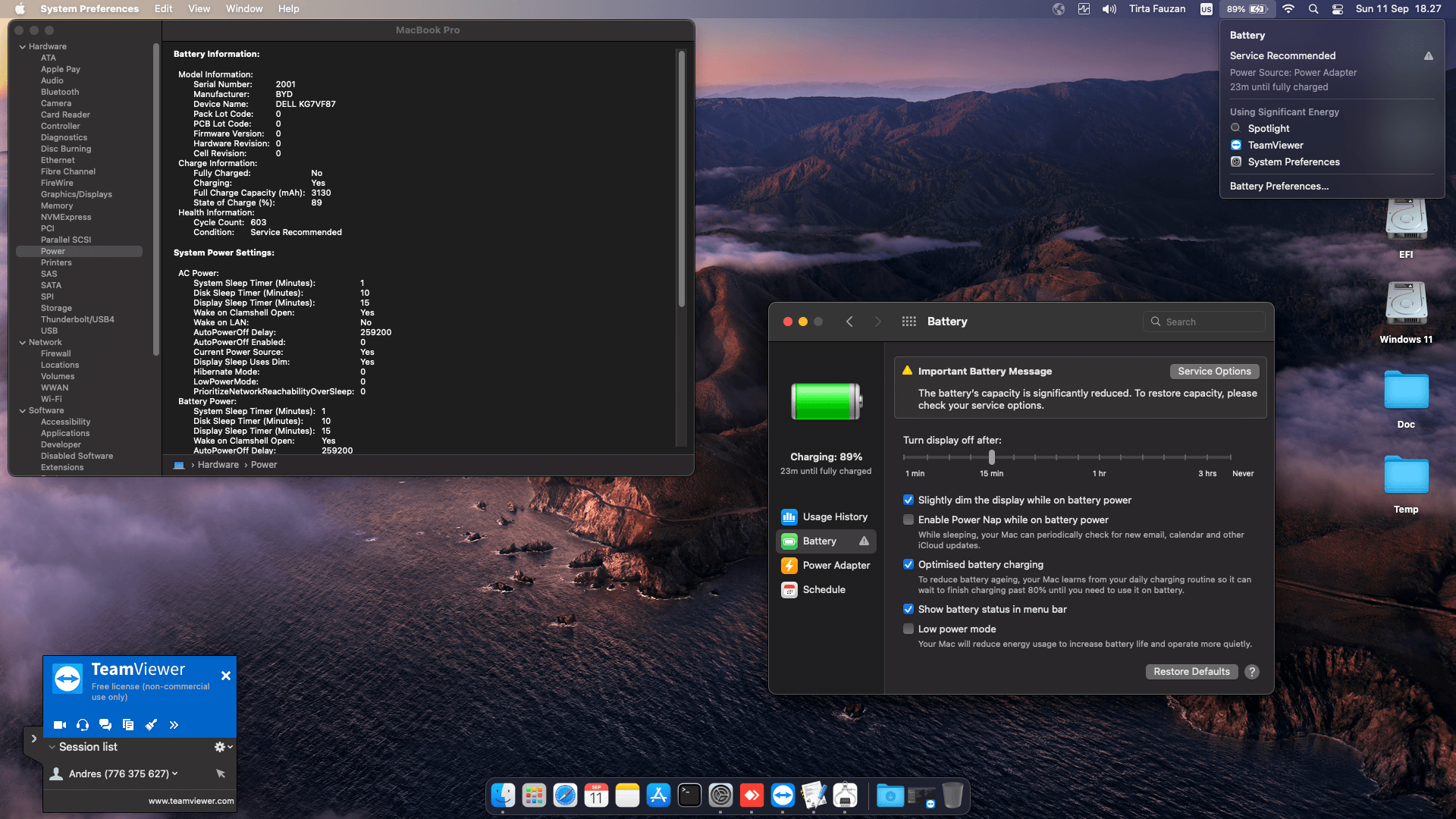 Dell Latitude 7390 3rd [KabyLake R   Intel UHD 620 + I2C]   OpenCore 1
